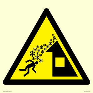 W040 Warning: Roof avalanche